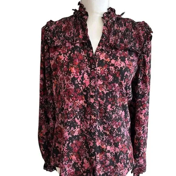 GILNER FARRAR Riley Ruffle Top Size Large - Picture 5 of 9